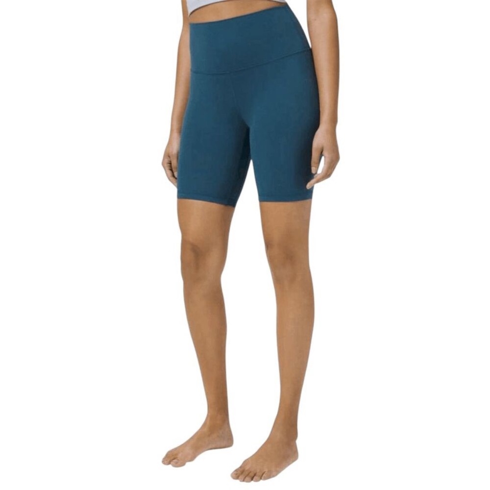 Lululemon Align High Rise Short 8” in Blue Borealis Size 4